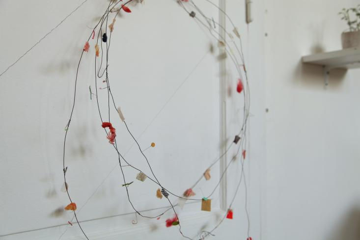 DIY: Wire Garland from Found Objects - Remodelista