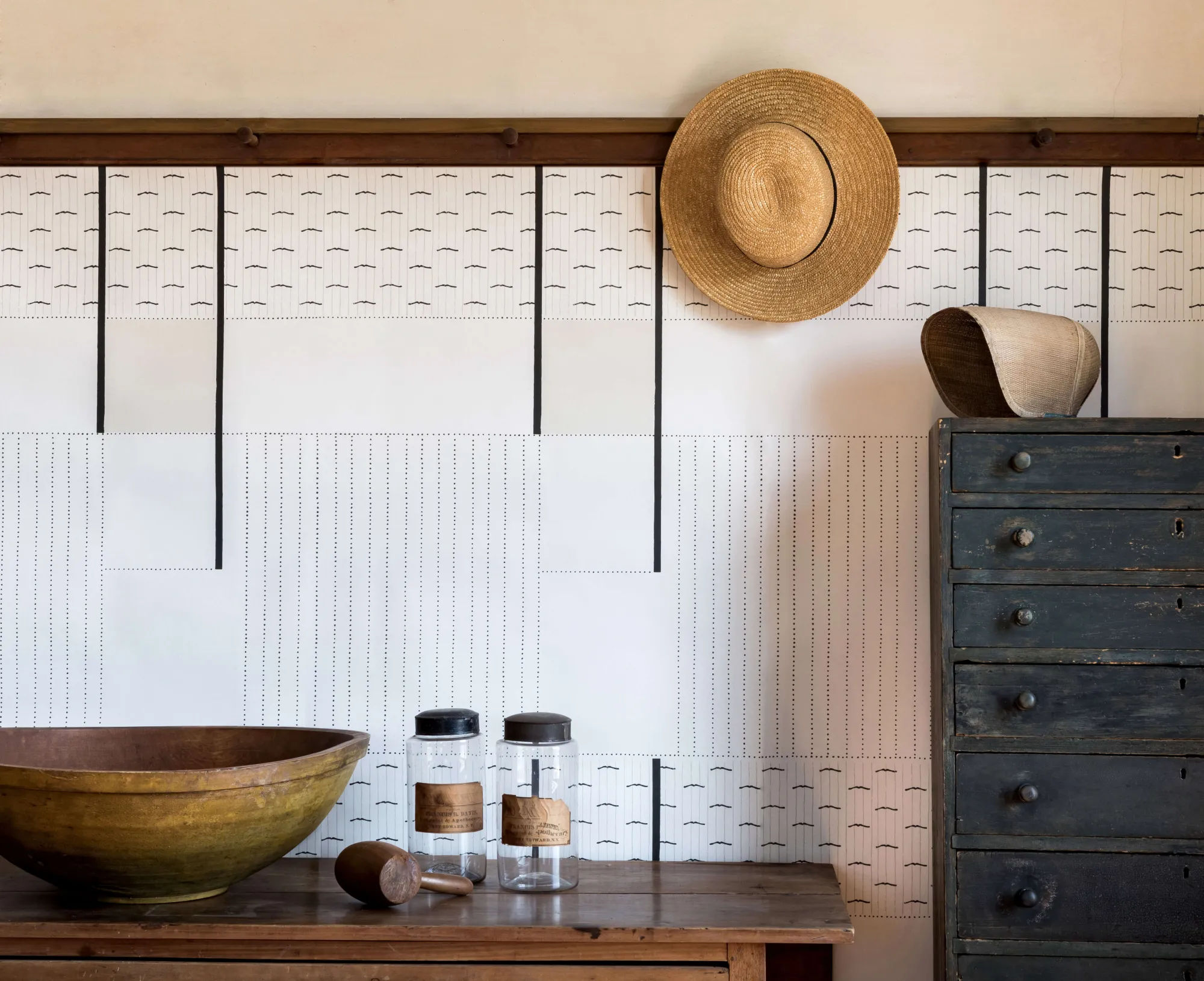 Wallpaper Inspired by the Shakers from Fayce Textiles - Remodelista