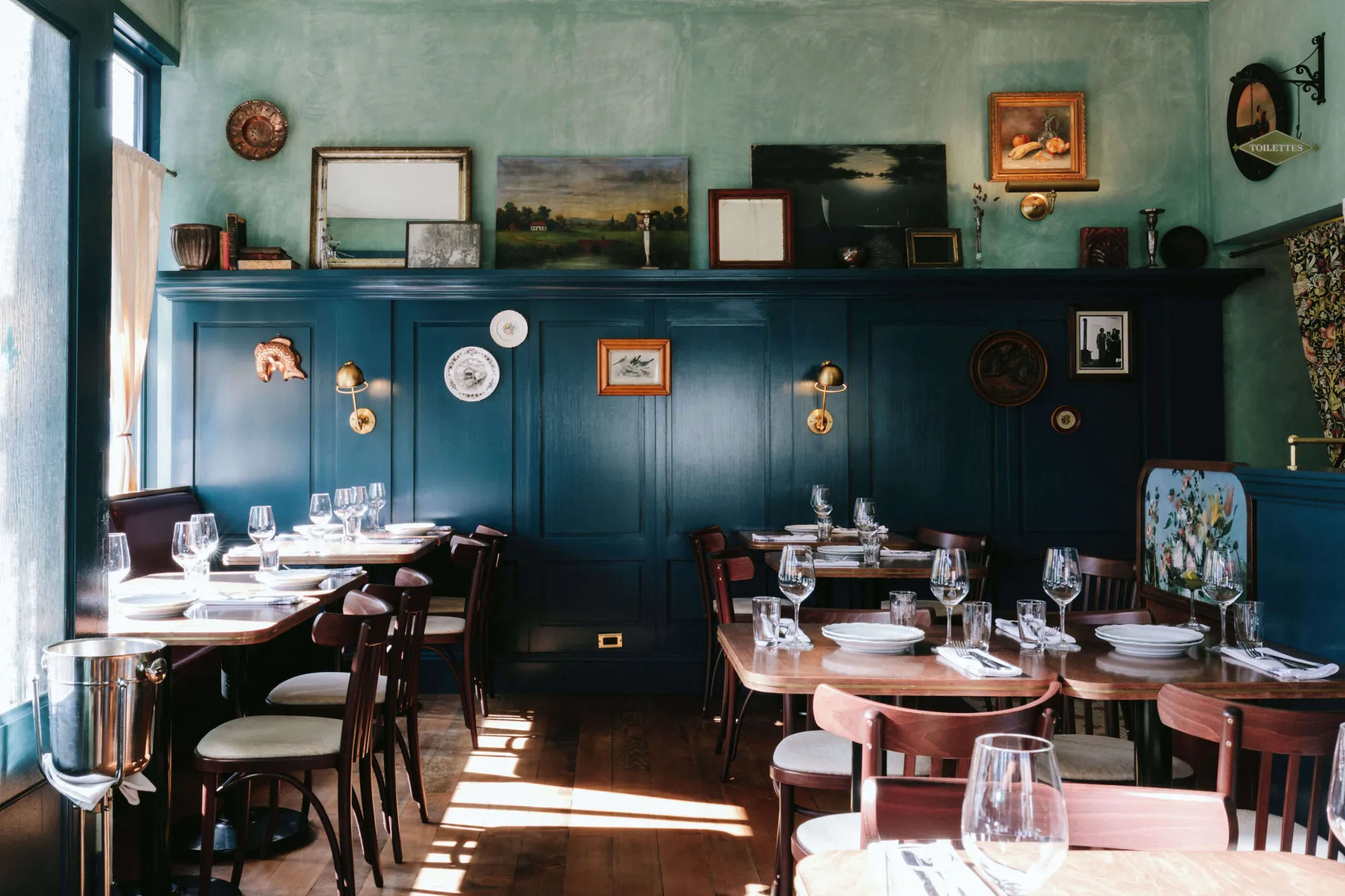 St. Lawrence in Vancouver: A Sultry, Blue-Hued Bistro, Right Out of a Painting - Remodelista