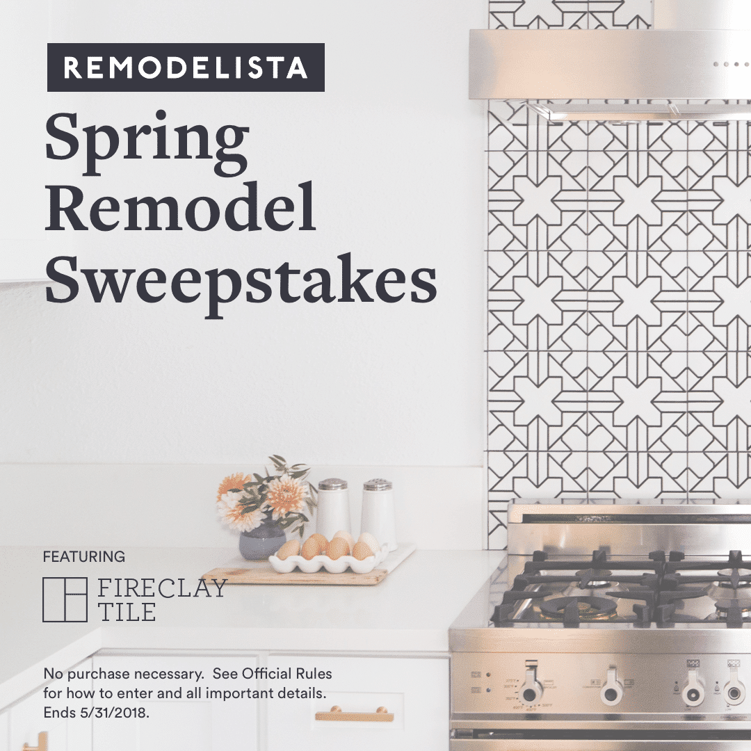 Enter to Win: $20,000 from Remodelista Plus $5,000 Towards Tile from Fireclay Tile