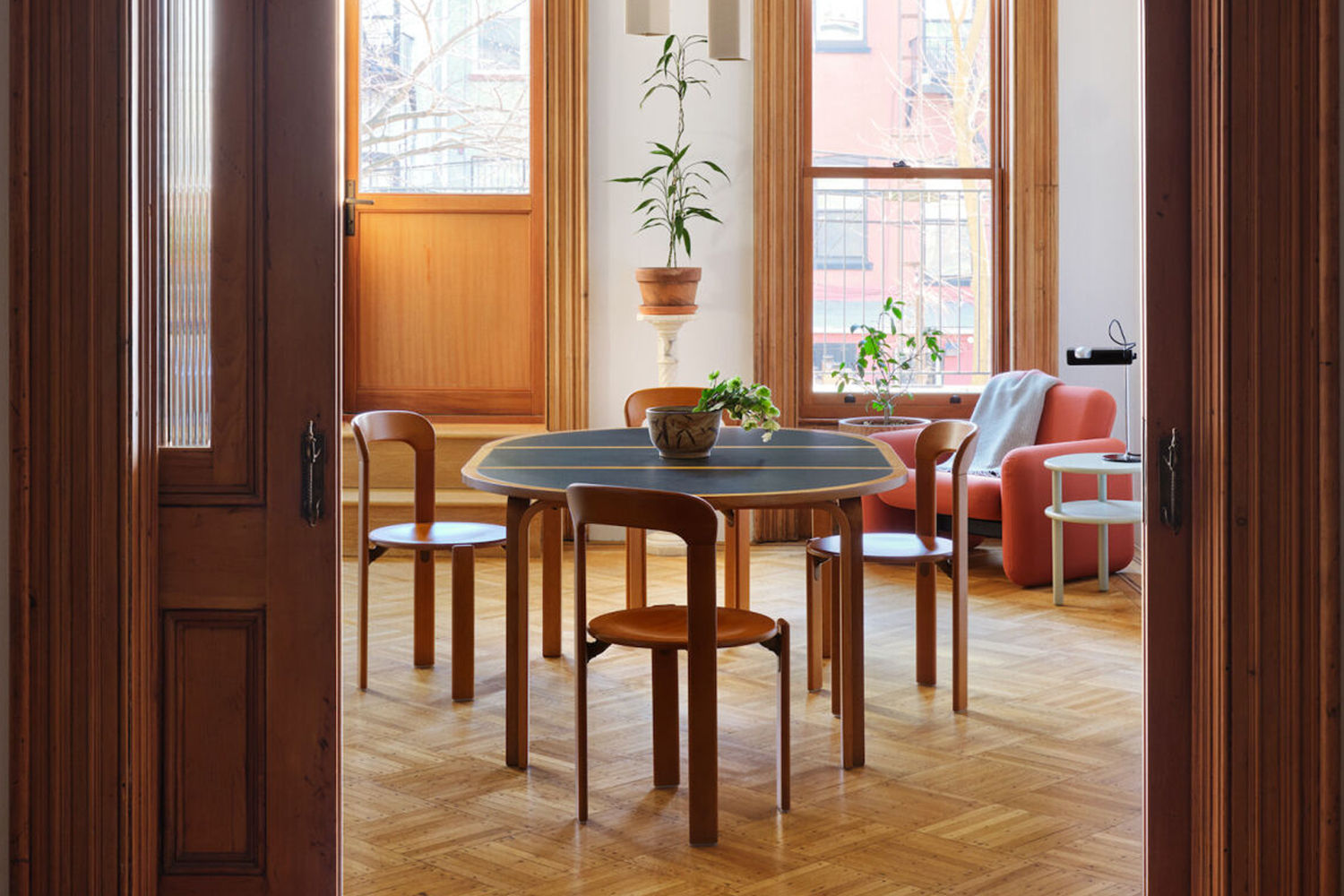 Modern Parlor Floor Dining Room in a Bed Stuy Townhouse in Brooklyn: Steal This Look