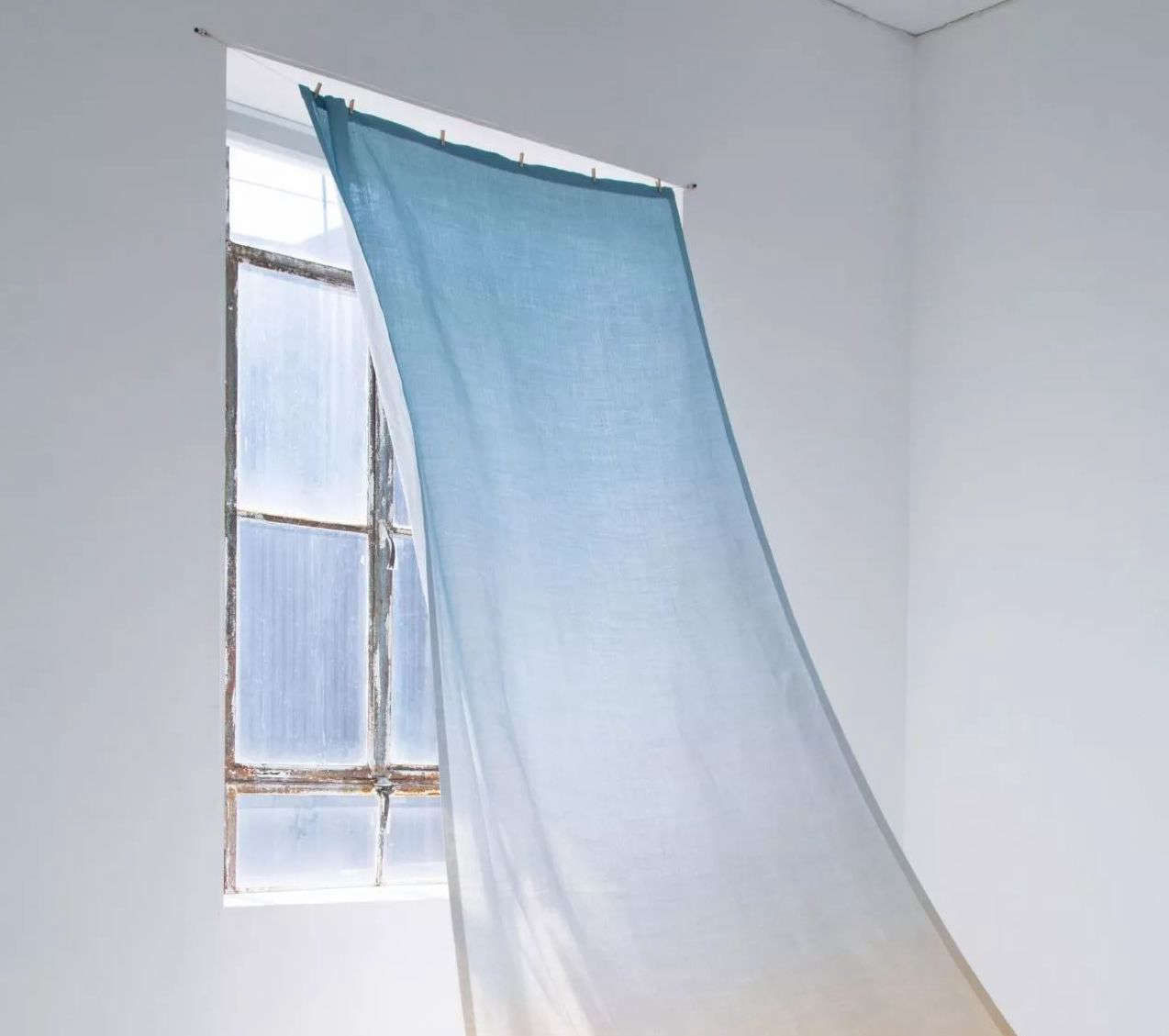 From the Founders of Calico Wallpaper: Summery Cope Textiles as Linen Curtains - Remodelista