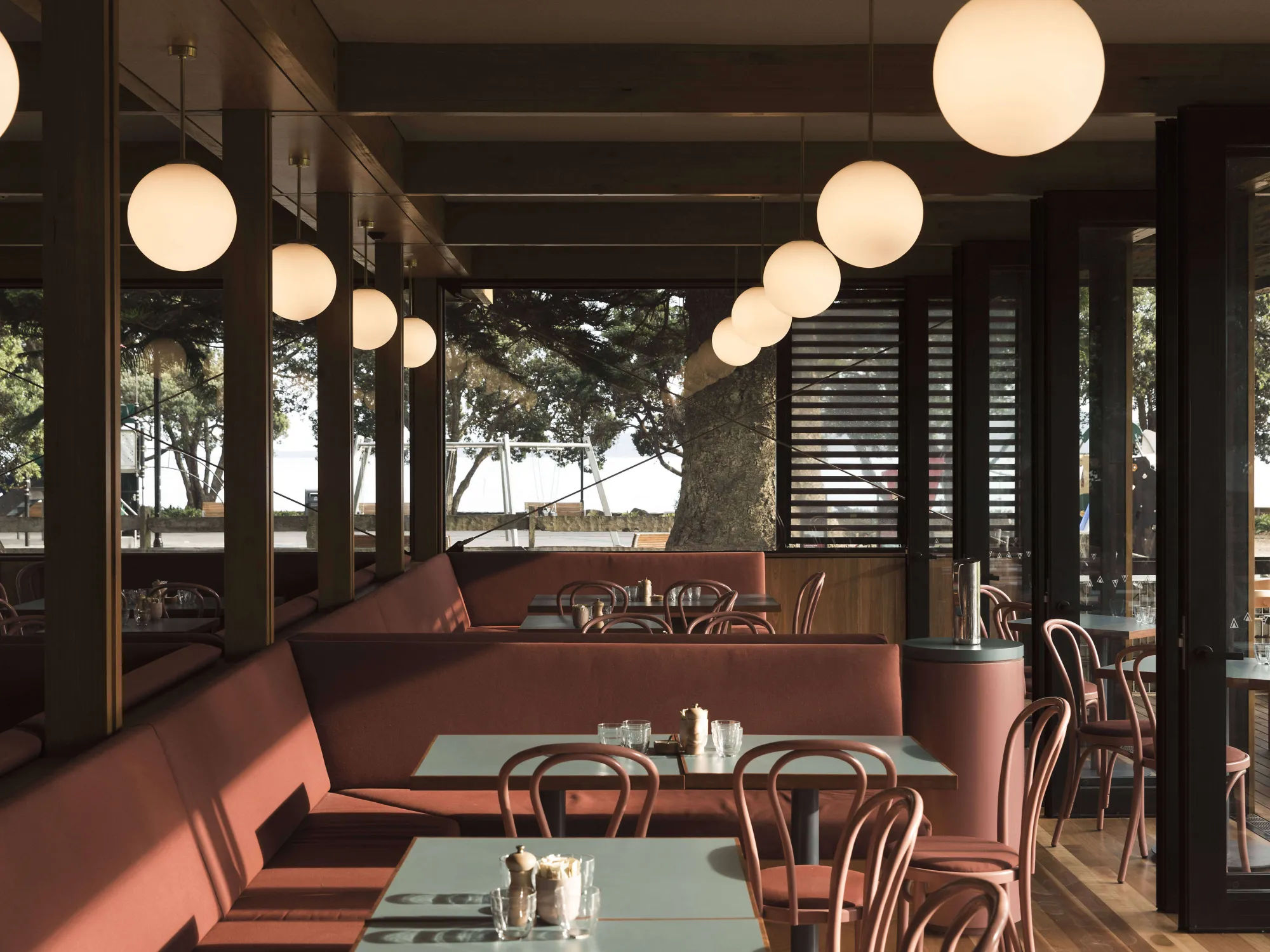 Mission Bay Pavilion: A Modern, Color-Packed Addition to Auckland’s City Beach - Remodelista