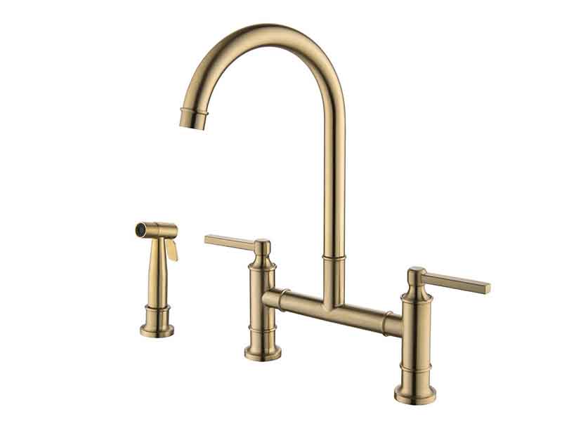 Two Handle Kitchen Bridge Faucet   1 Dd5e95a4eb 