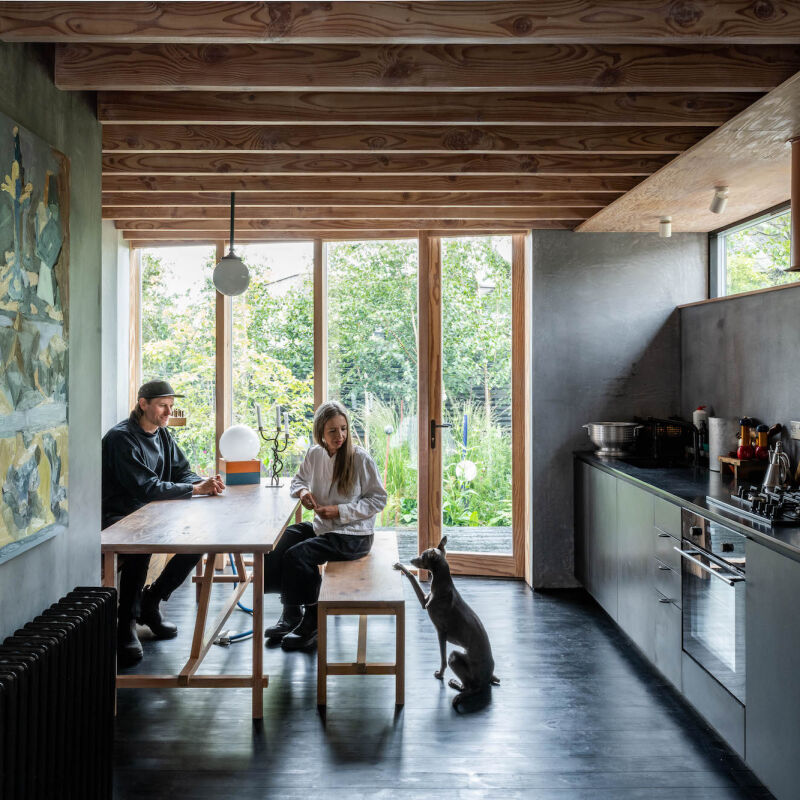 amy dennis neville rae modern house morton street kitchen  