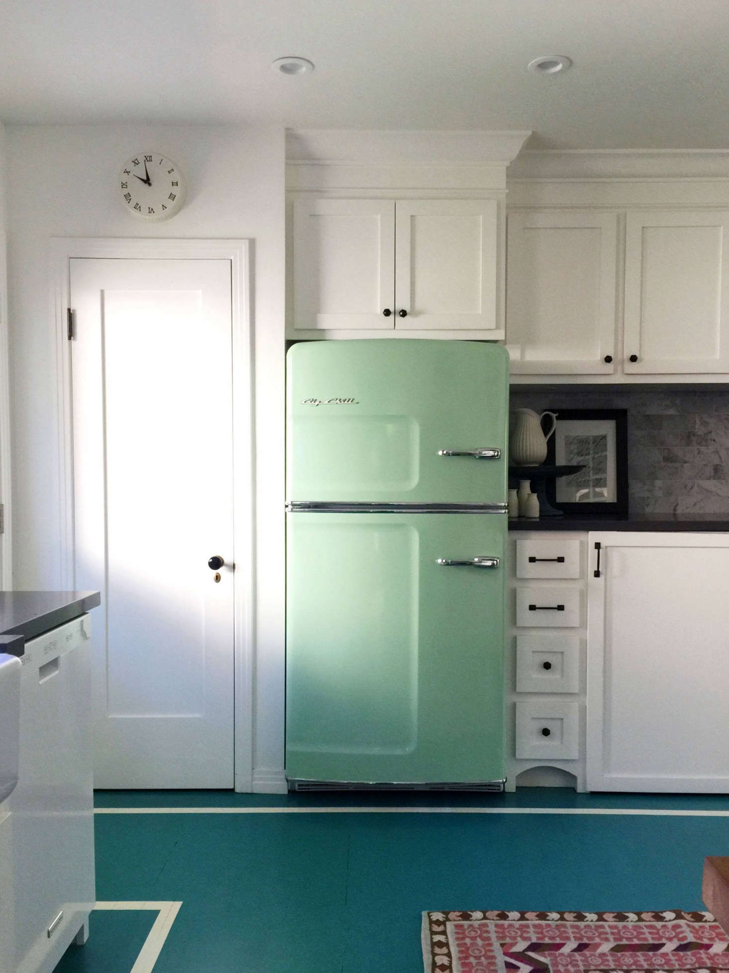 Trend Alert: 13 Kitchens with Colorful Refrigerators - Remodelista