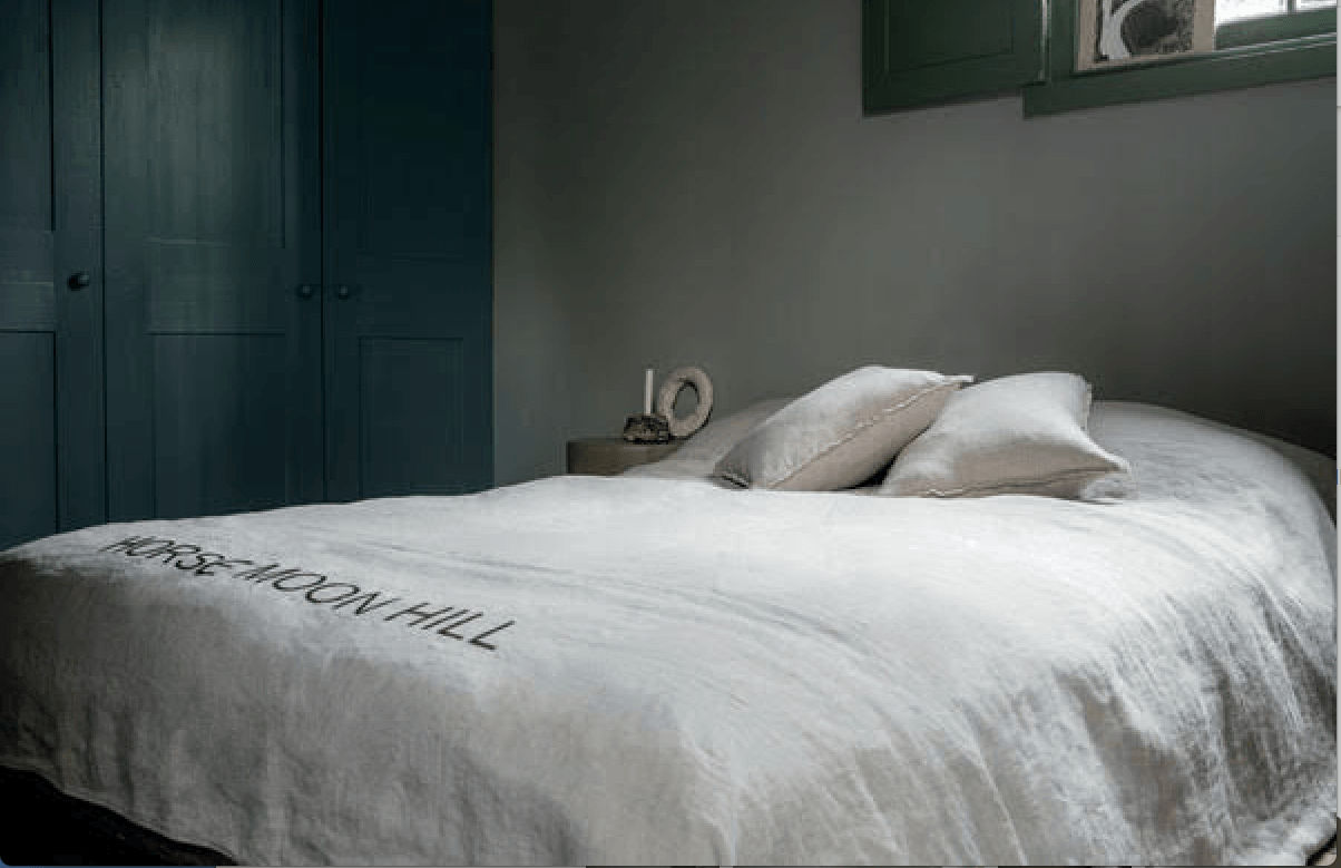 Horse, Moon, Hill: Artfully Frayed Linens by Faye Toogood for Once Milano - Remodelista