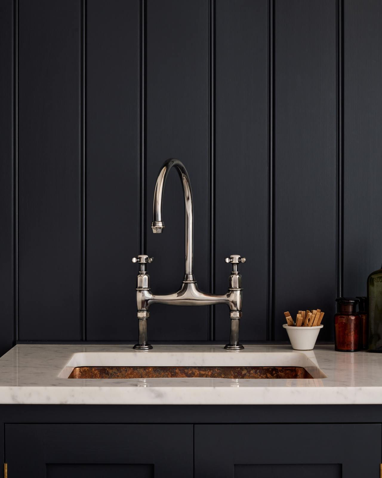 ObjectofDesire:Devol'sGlamorousSilver-PlatedKitchenFaucet-Remodelista