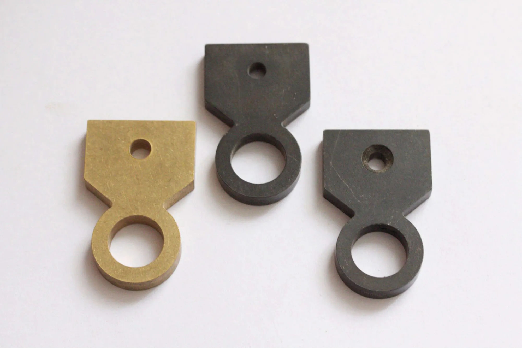 Oval and Trigger: Handmade Blackened and Brass Hardware from Sawkille Co. - Remodelista