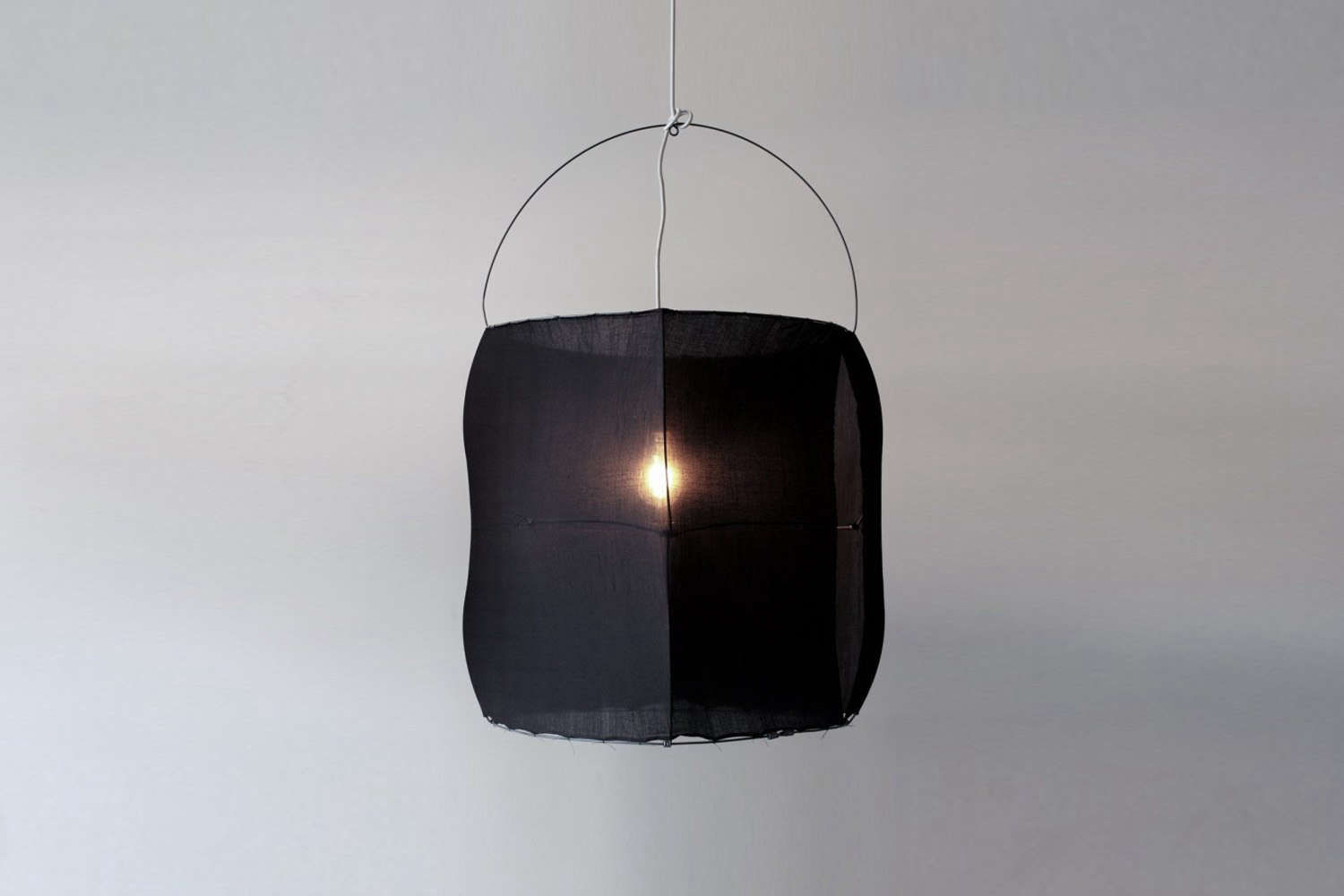 A Favorite Light Goes Dark: The Koushi Lamp in Black - Remodelista