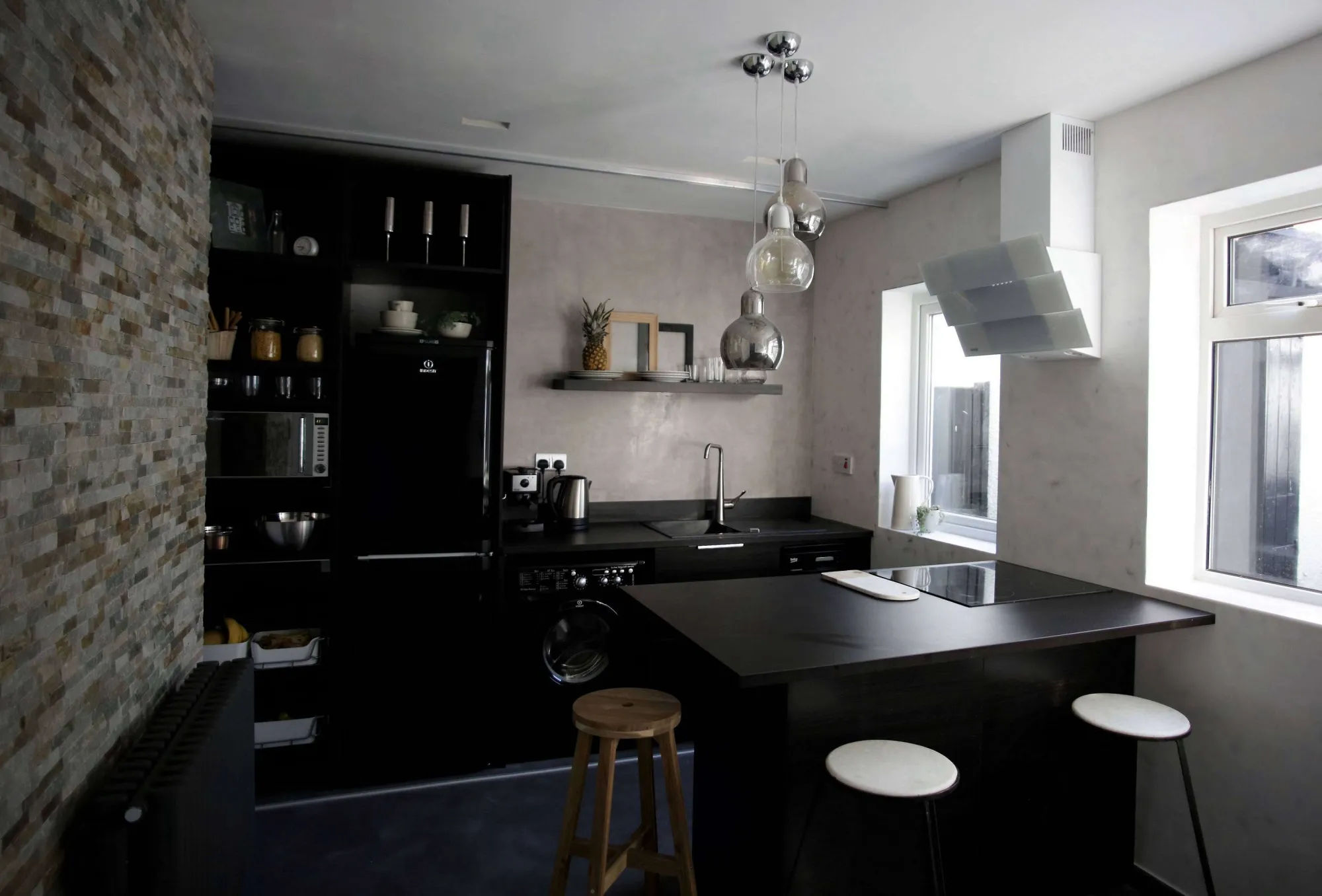 Best UK Amateur Interior: A Moody, Budget Remodel Near Belfast by Tanya Vacarda - Remodelista