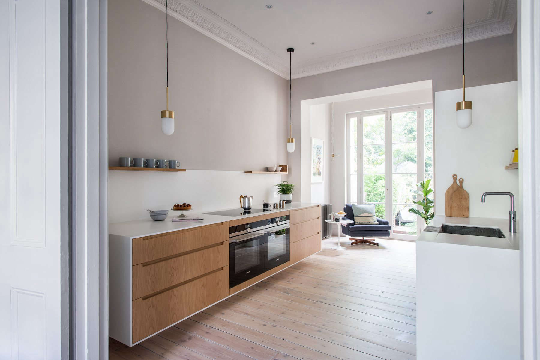 Kitchen of the Week: A Minimalist Galley Kitchen in a Georgian London Townhouse - Remodelista