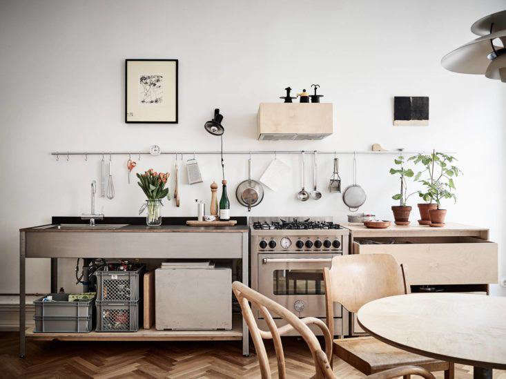 UltimateBudgetStorage:10KitchenswithIkea'sGrundtalRailSystem-Remodelista