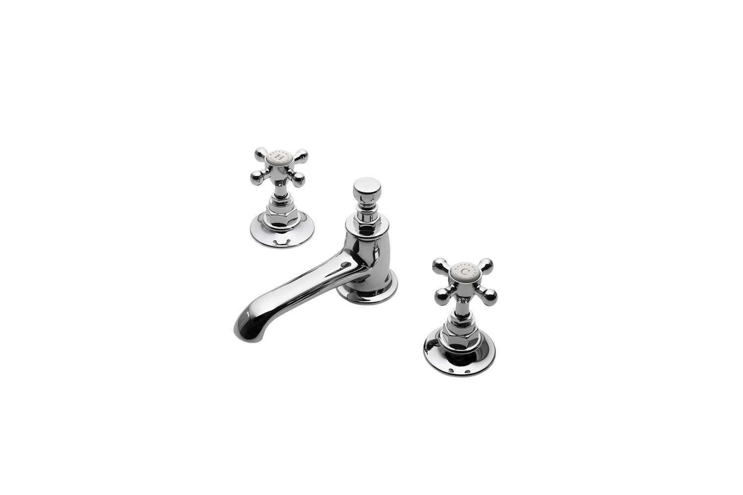 10 Easy Pieces: Traditional Single Spout Bath Faucets with Cross Handles - Remodelista