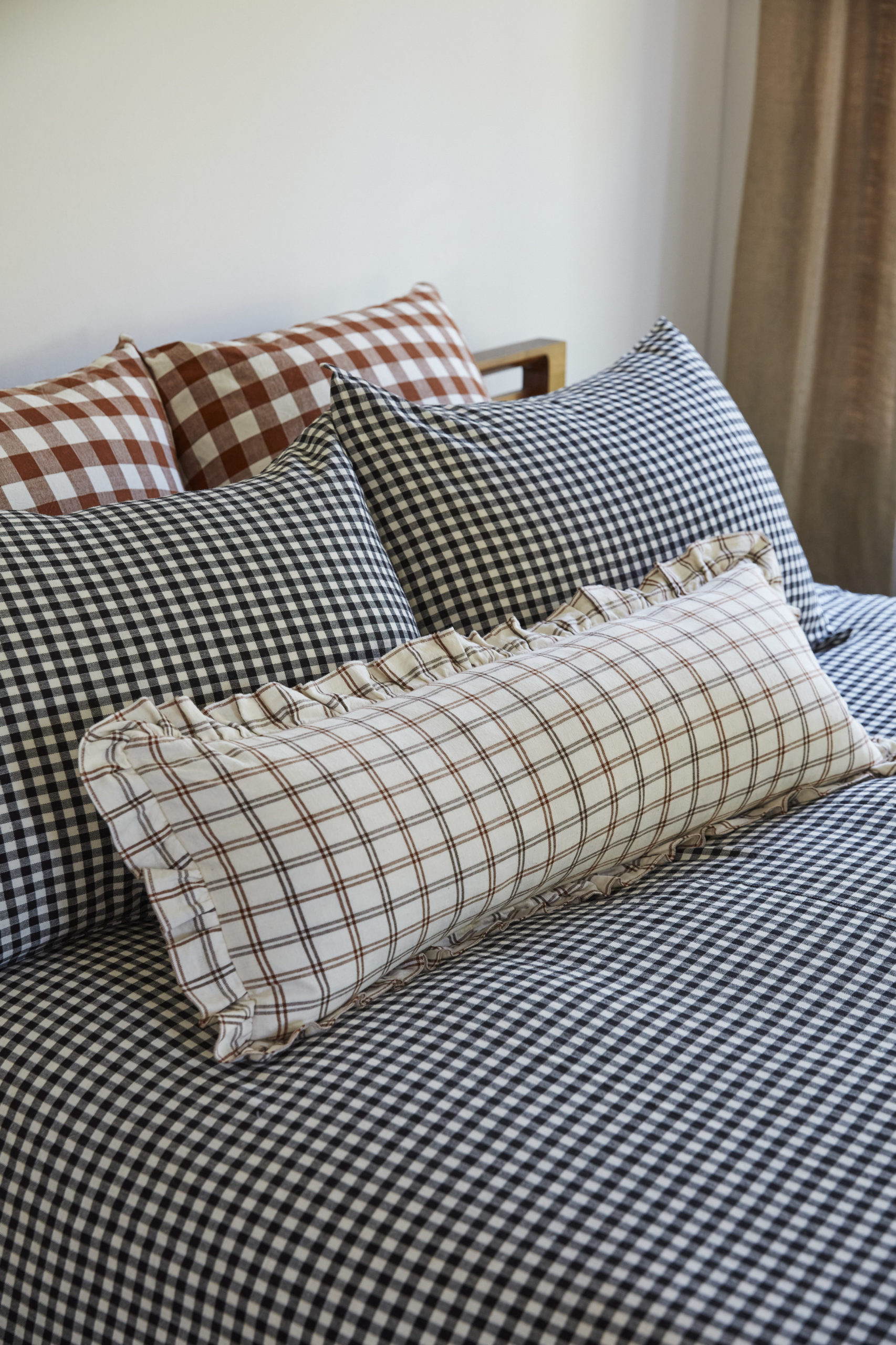 MINI GINGHAM - Sage Duvet Cover - Heather Taylor Home