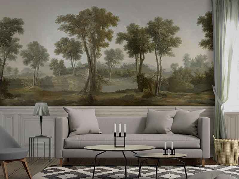 Country Landscape Wallpaper Mural