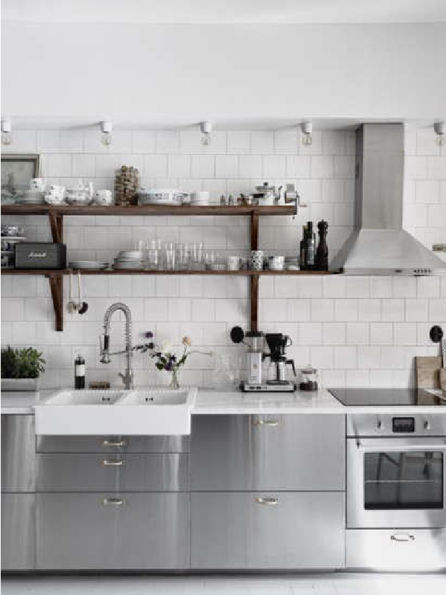 Kitchen of the Week: An Industrial Yet Romantic Swedish Kitchen ...