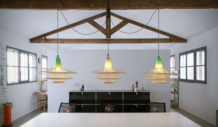 High/Low:TheJauntyHat-ShapedLamp-Remodelista