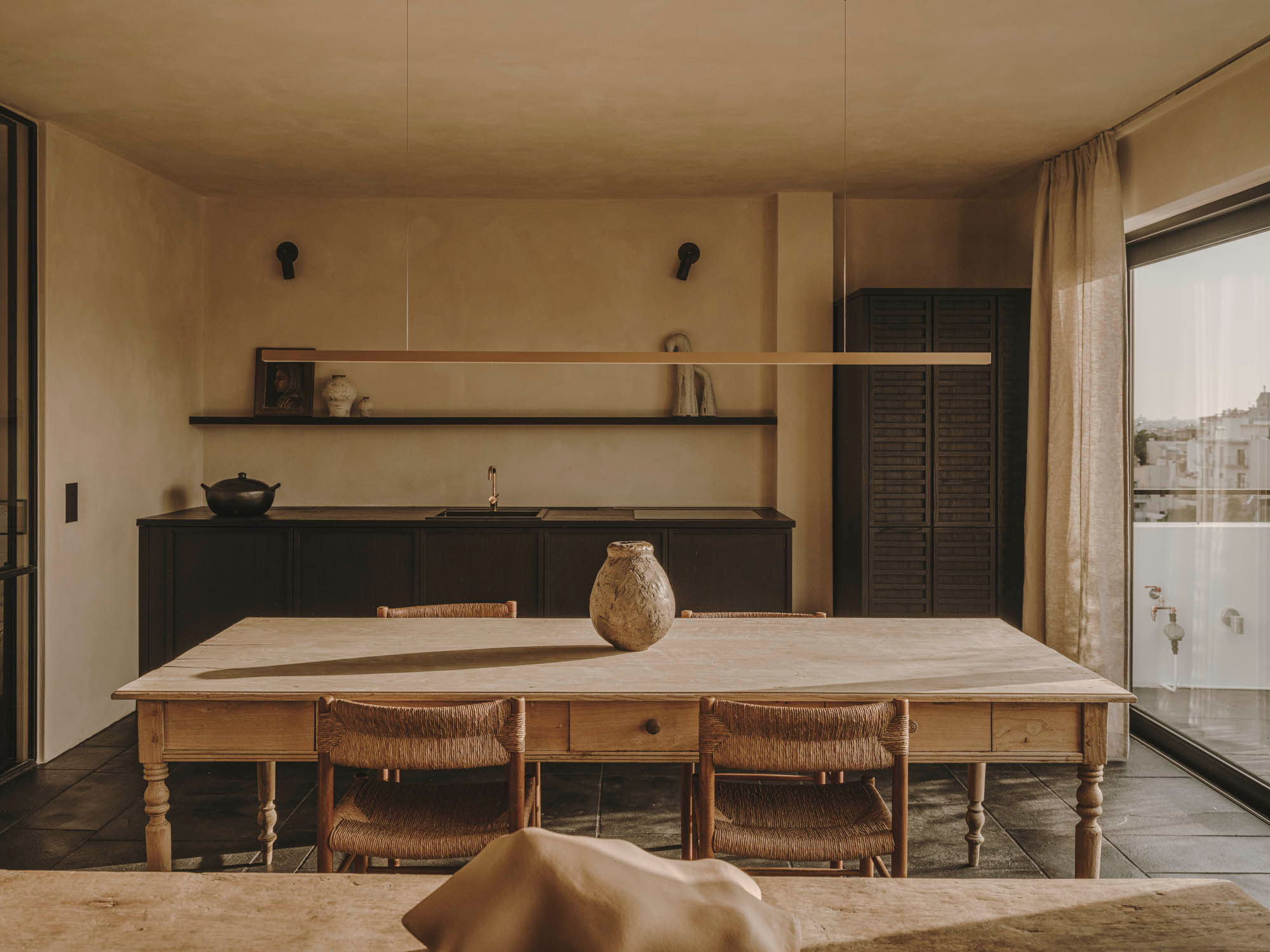 KitchenoftheWeek:AMoodyandModernLoftKitcheninAthens-Remodelista