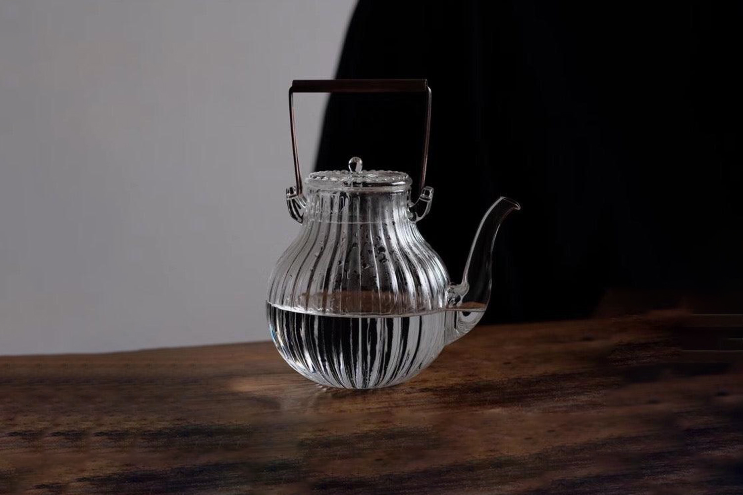 Japanese Style Hammer Glass Water Jug Pitcher With Filter And Cap