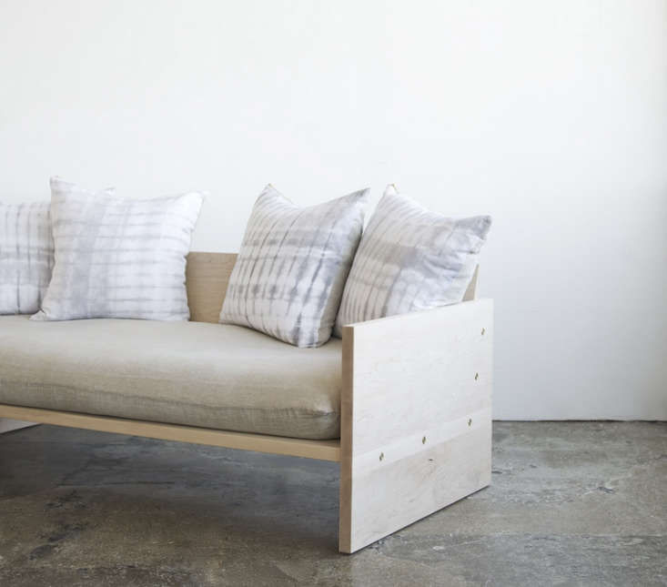 AModernDaybedSofa,Hand-DyedShiboriIncluded-Remodelista