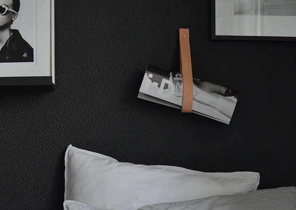 5Favorites:DIYMagazineRacksMadefromLeatherStraps-Remodelista