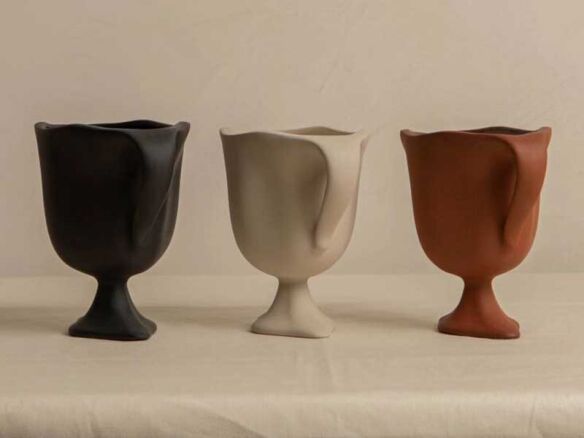 Candle Holders - Terracotta - Elizabeth Bell Ceramics