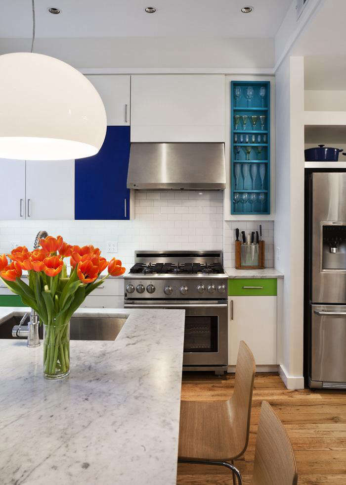 RehabDiaries:ColorBlockKitcheninBrooklyn-Remodelista