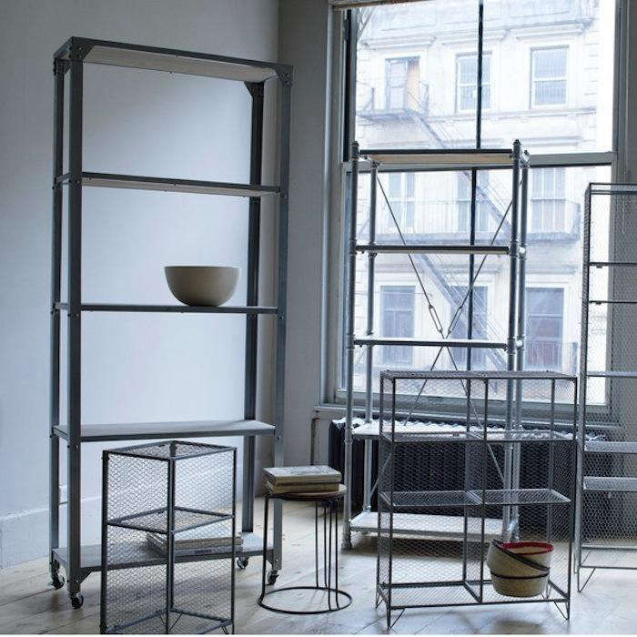 High/Low:MetalShelves-Remodelista