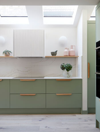 green side return kitchen extension by born & bred studio 47