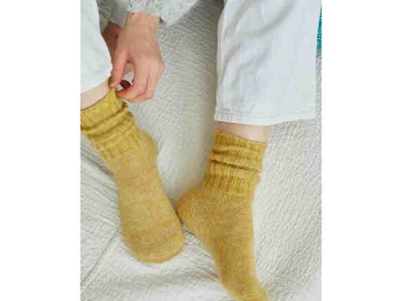 fog linen socks yellow   1 584x438