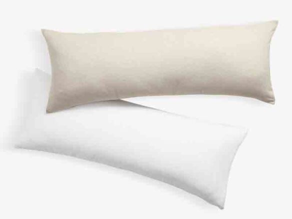 pb teen linen cotton body pillow cover   2 584x438