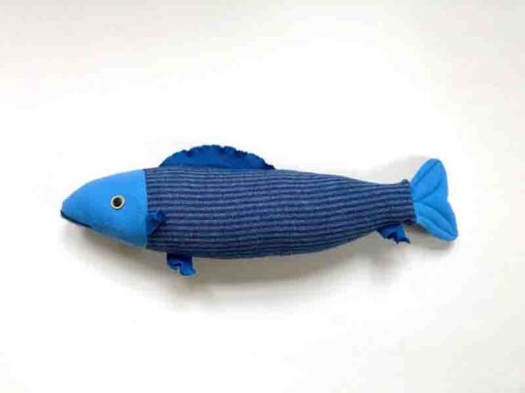 blue fish pillow 16
