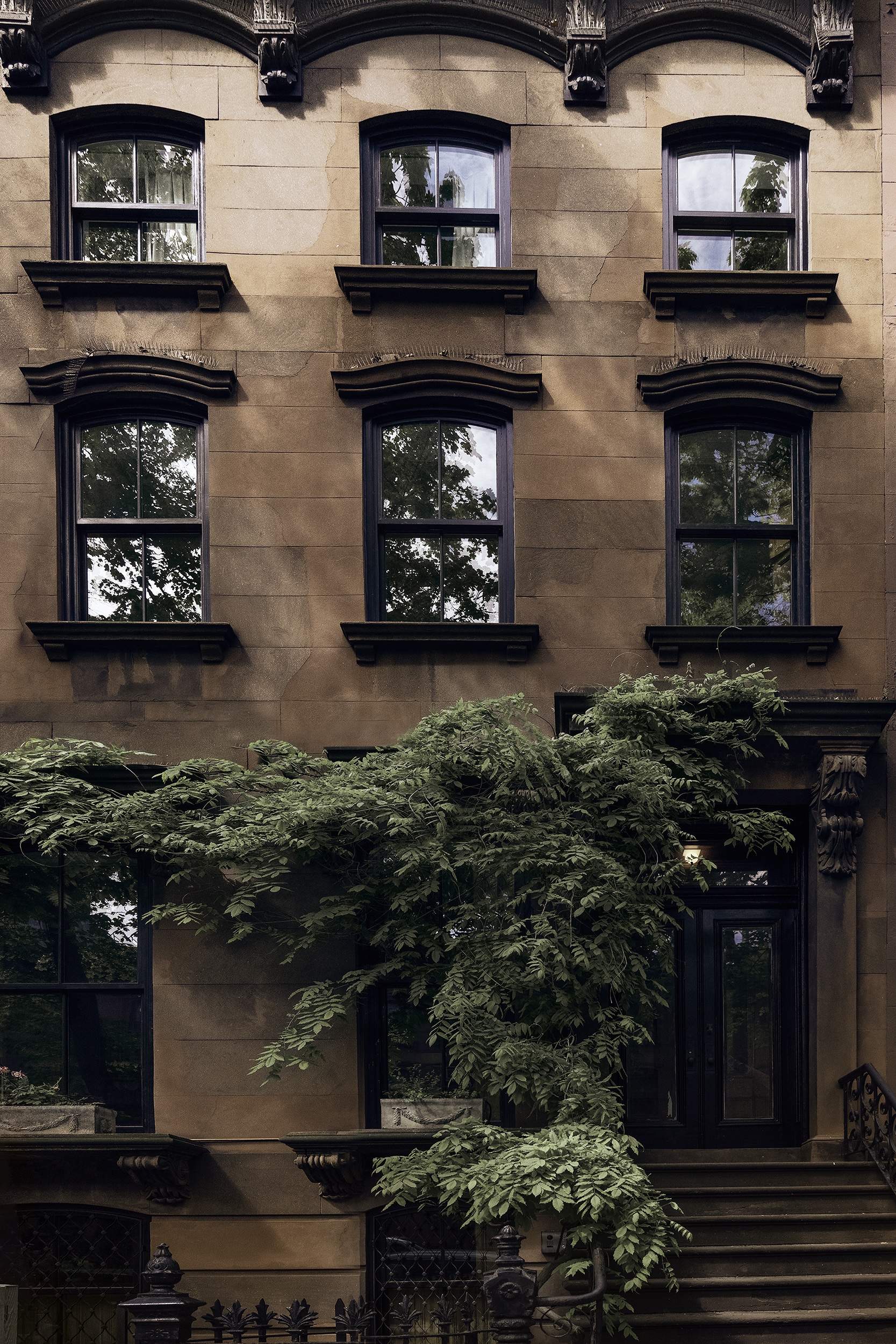 the four story brownstone dates to \186\1. the architects note that phase two o 17