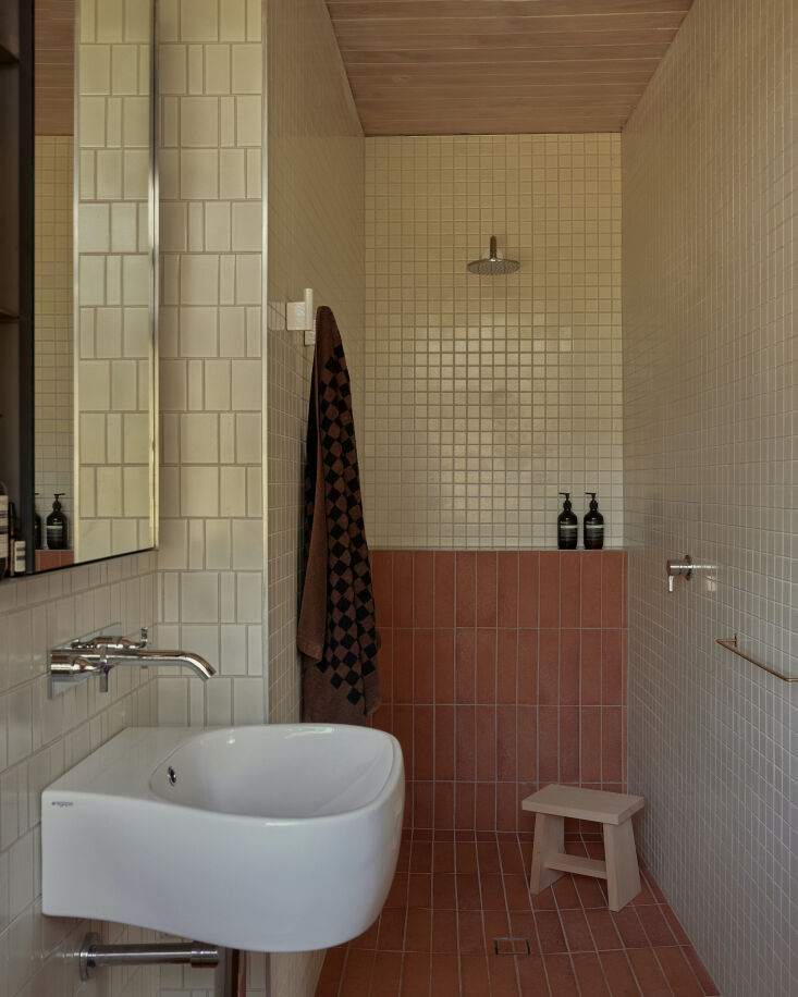 australian tile and bathware company artedomus supplied all the elements in the 28