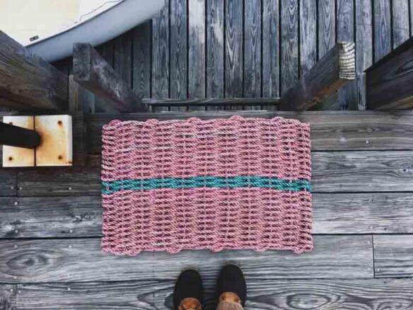 recycled lobster rope doormat in machias 8