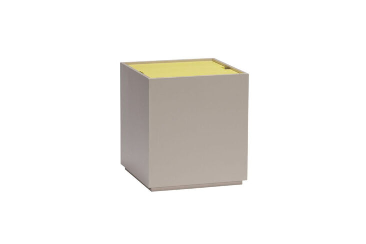 the hubsch vault side table storage box is available in a couple color combinat 25