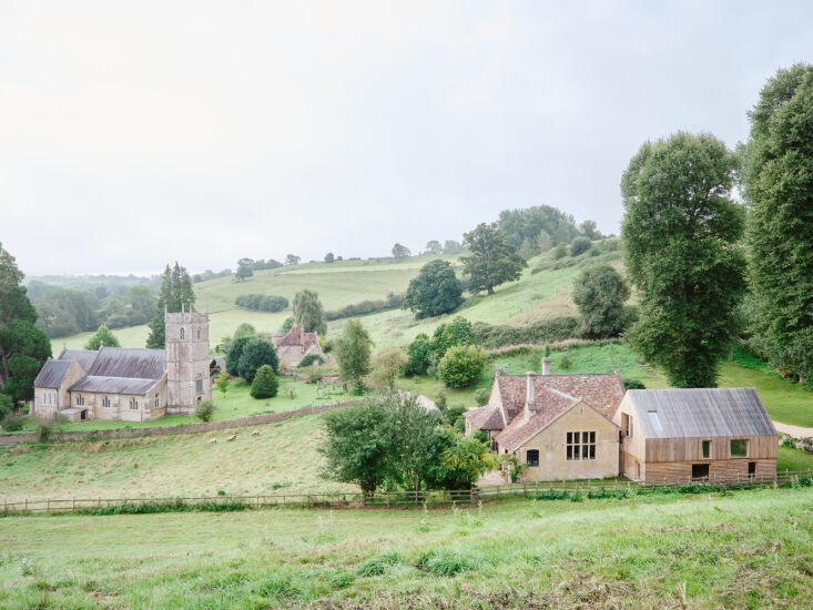 george chose sweet chestnut cladding for the addition because it blends into th 17