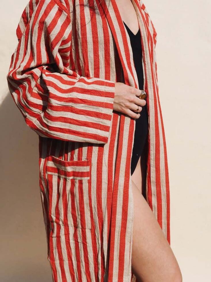 perhaps a striped robe for summer? &#8\2\20;inspired by photographer slim a 27