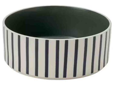 utsadd pet bowl stripe pattern black blue gray green 1281624 pe931964 s5  