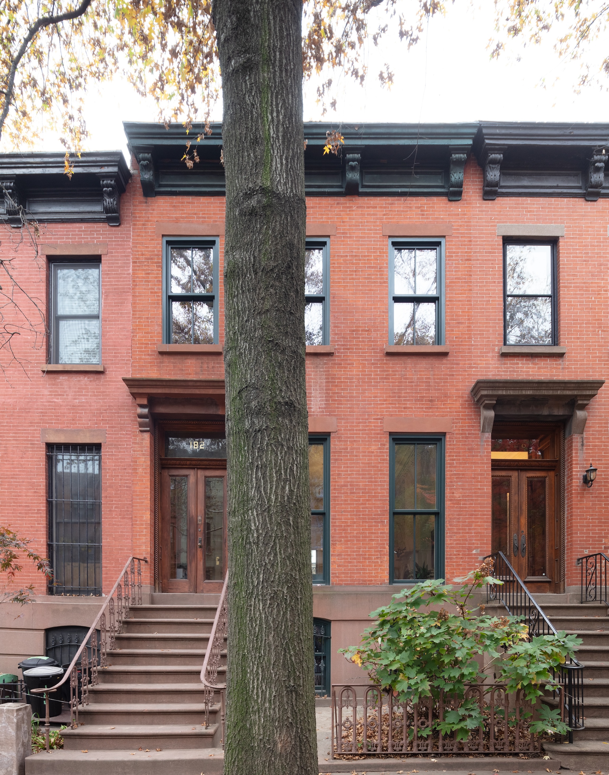 the boerum hill brick row house received careful preservation along with new tr 17