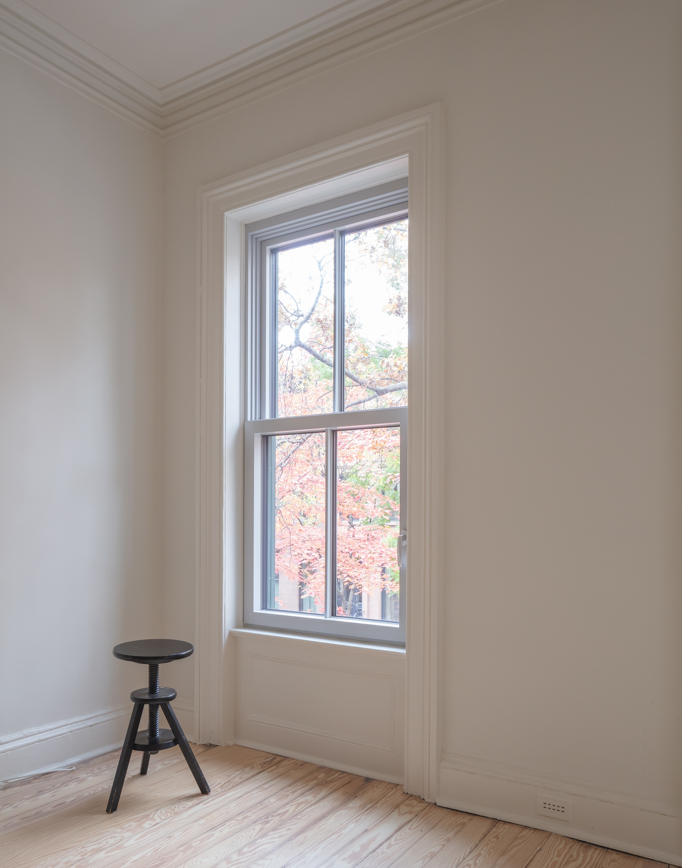 the refinished oak floors and new triple glazed windows extend into the three b 27