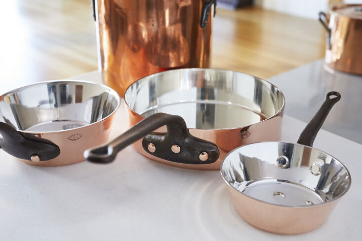 individually handcrafted, the duparquet silver lined copper cookware are made t 21