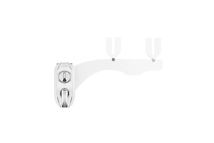 the luxe bidet neo lux bidet, shown with chrome accents, has adjustable tempera 23