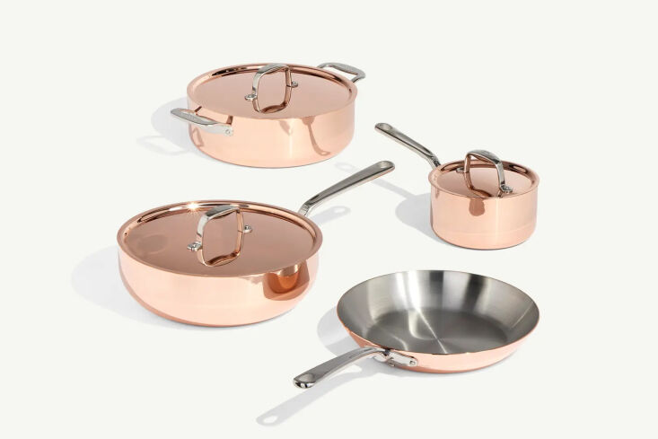 from newer cookware brand made in, the copper cookware set is made in france, c 17