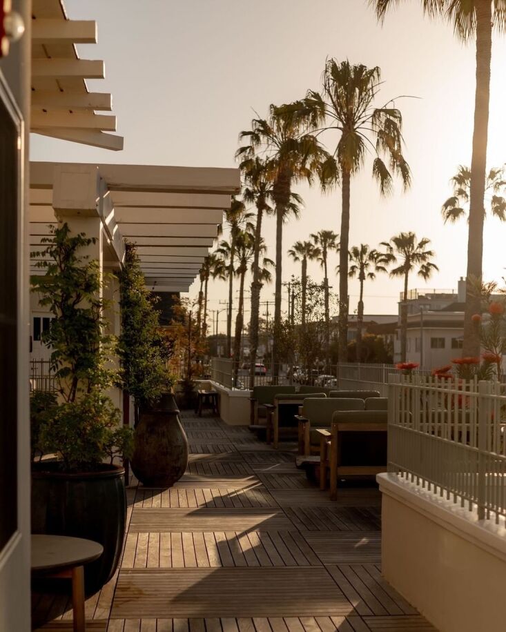 a view of the terrace. photograph by kate berry. 36