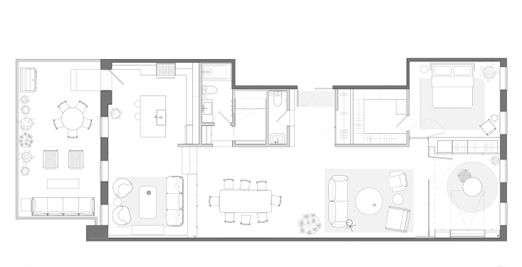 adam&#8\2\17;s floor plan for the remodel retains the openness of the origi 29