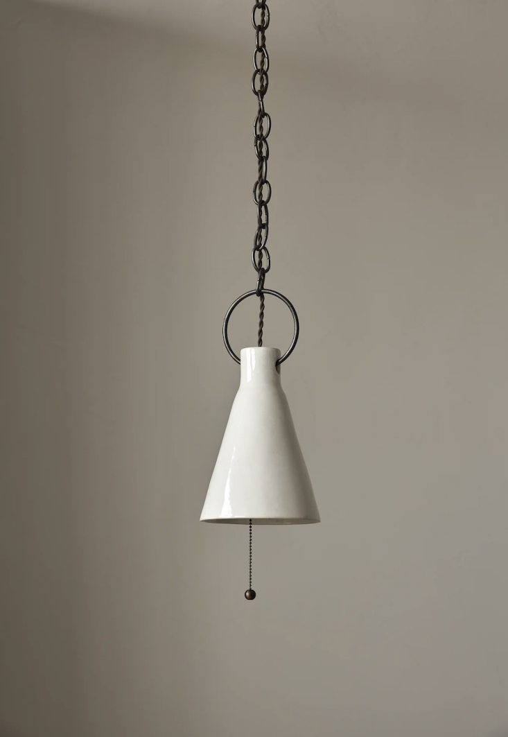 natalie page pendant white glazed