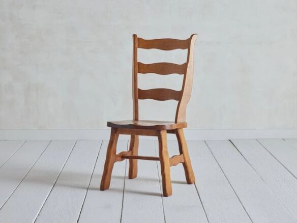 nickey kehoe set of six belgian ladderback chairs la  