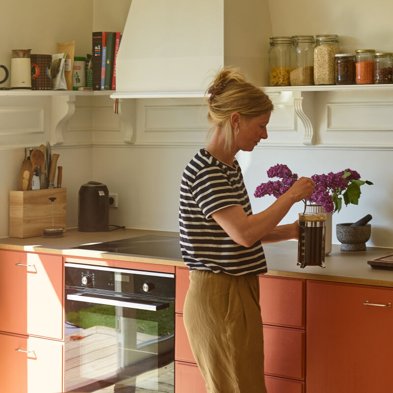 stillark section kitchen in terracotta pernille and anne marie valby copenhagen 3b  